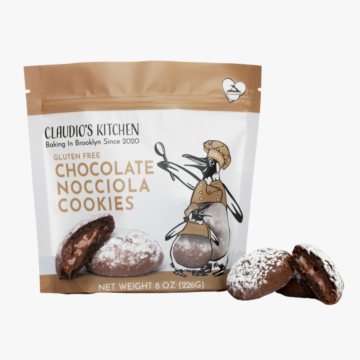 Chocolate Nocciola Cookies Gluten-Free